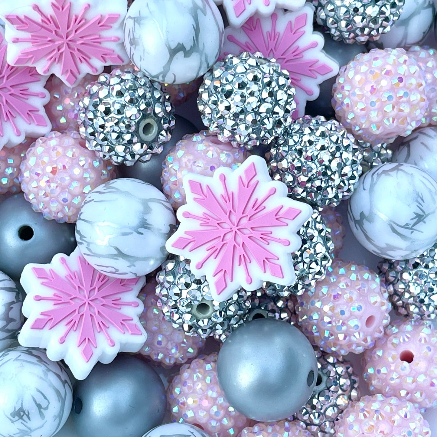 Pink Christmas Bead Bundle