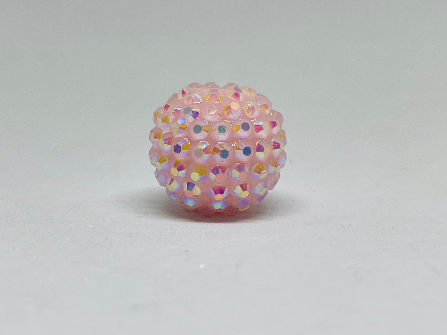 Baby Pink Rhinestone Beads