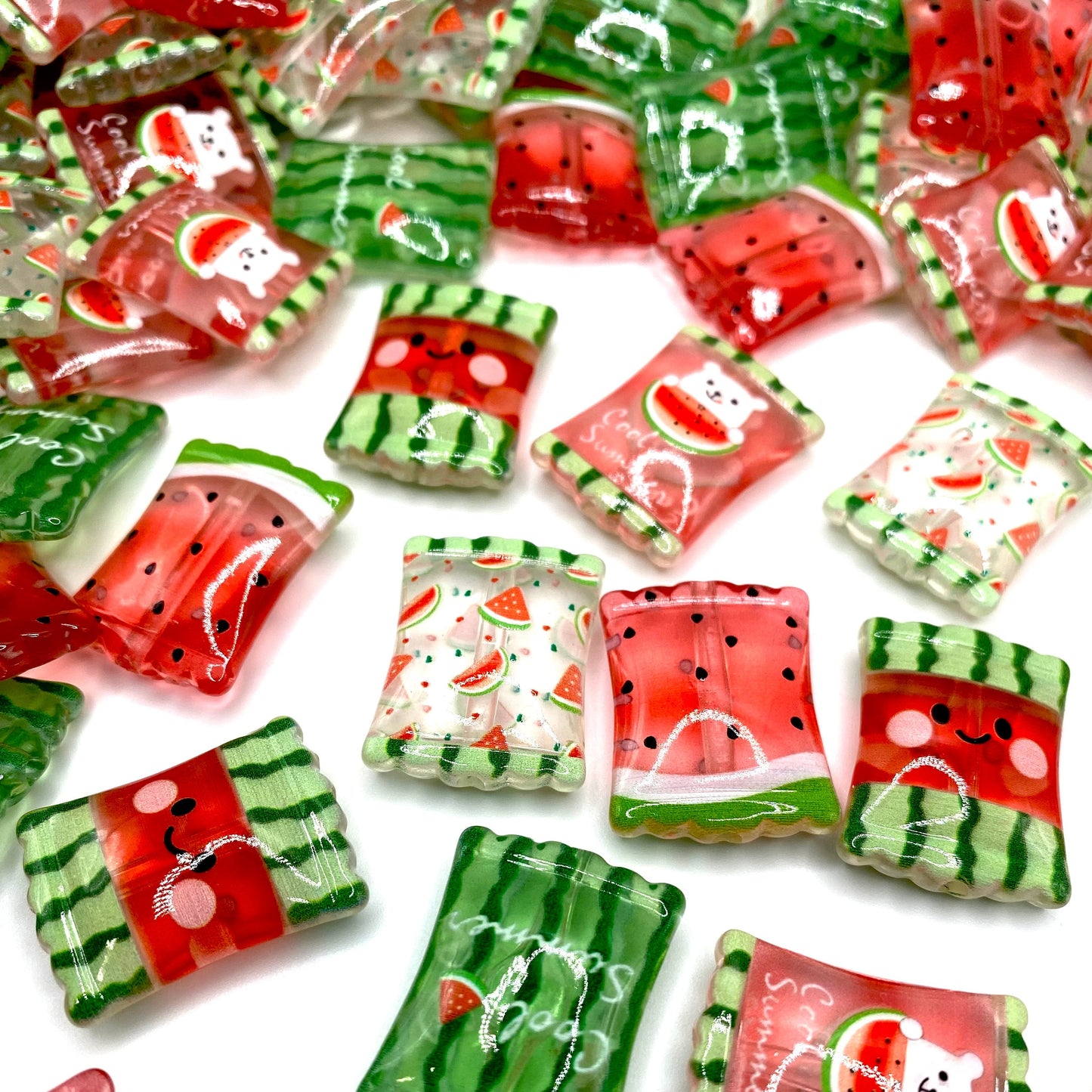 Less Monday More Summer Acrylic Beads