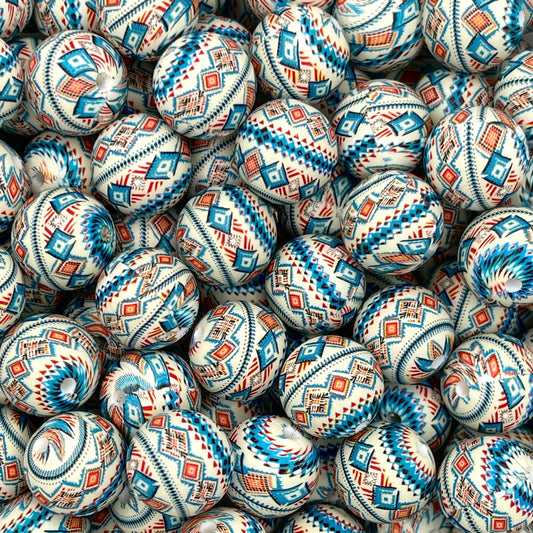 A Warrior With A Cause Printed Silicone Beads