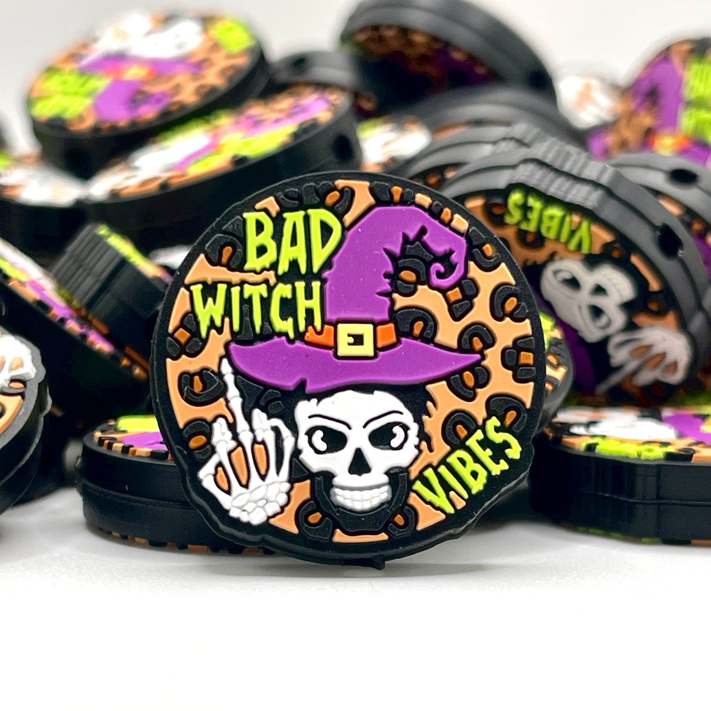 Bad Witch Vibes Silicone Focal Beads