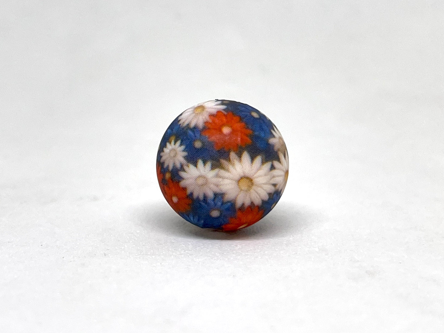 America Grown Flowers Printed Beads