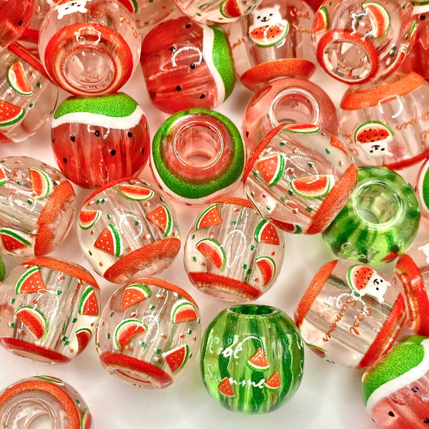 I Love Summer so Berry Much Acrylic Beads