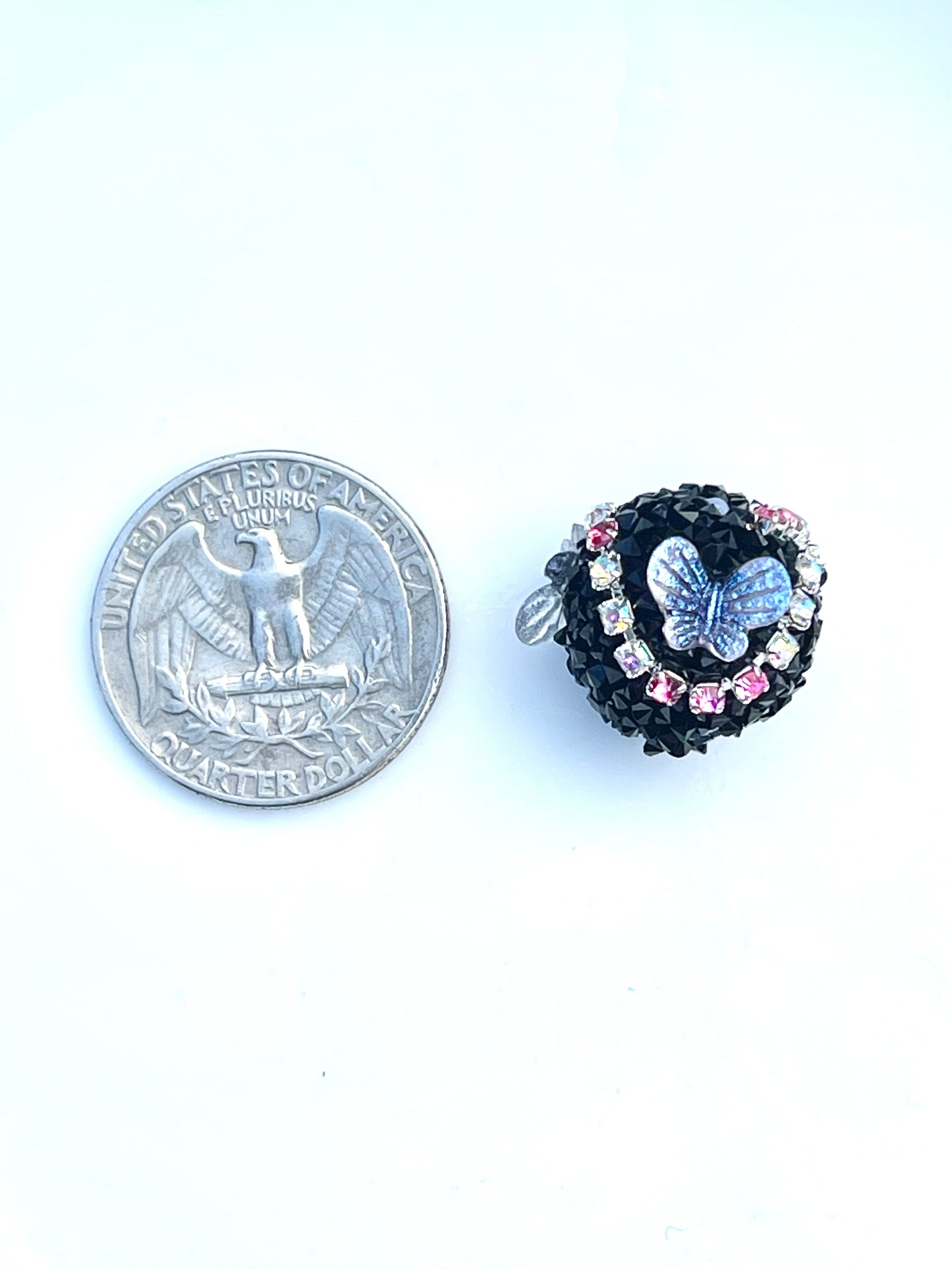 Flutter Acrylic Beads 18mm | Butterfly Beads - 5pcs