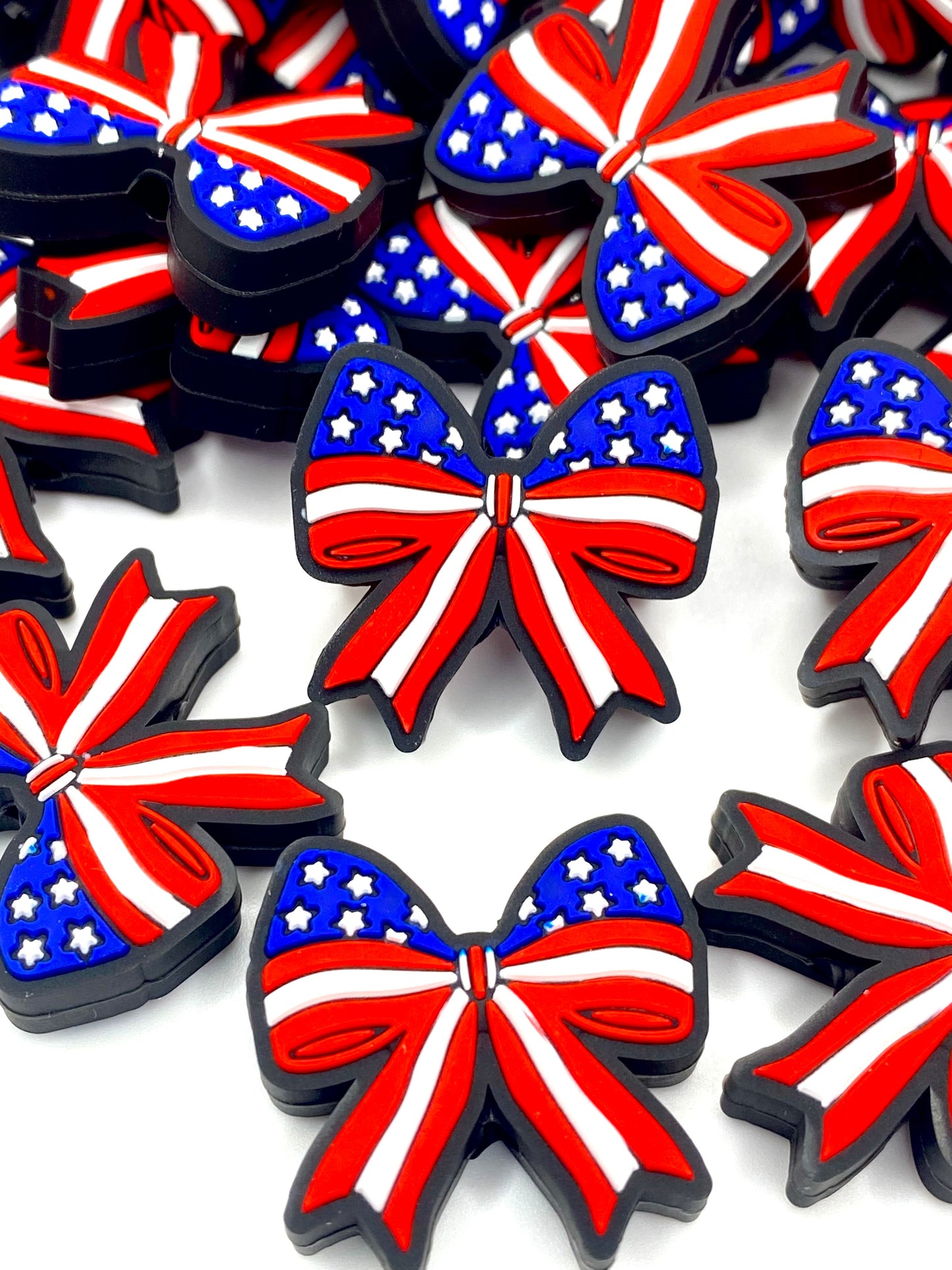American Bow Silicone Focal Beads