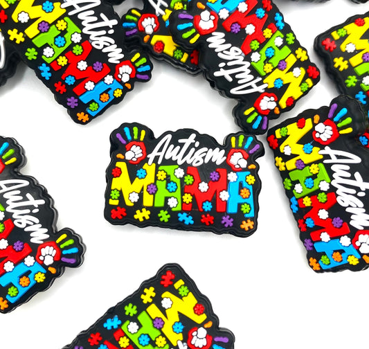 Autism Mama Silicone Focal Beads