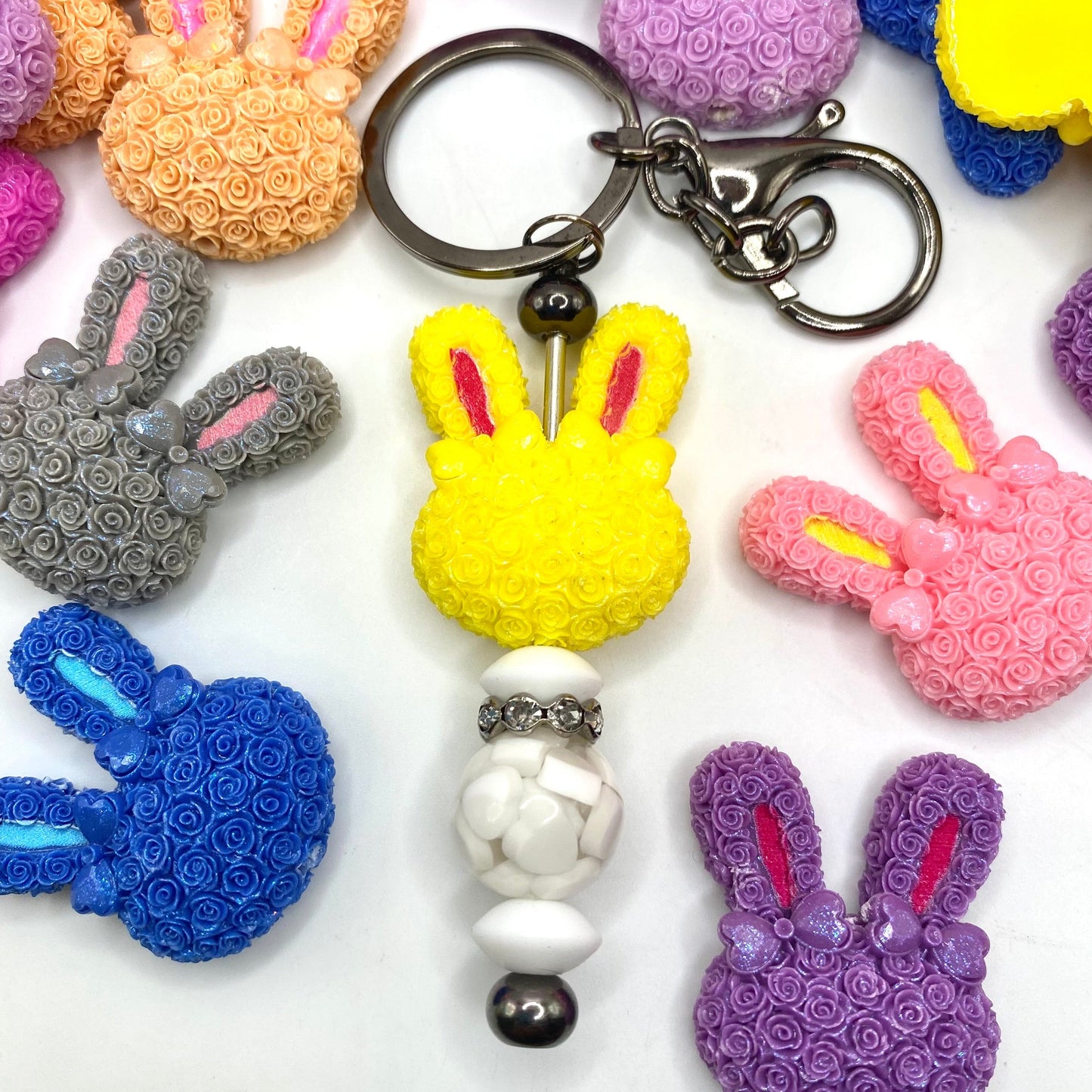 Easter Bunny Squad Acrylic Beads