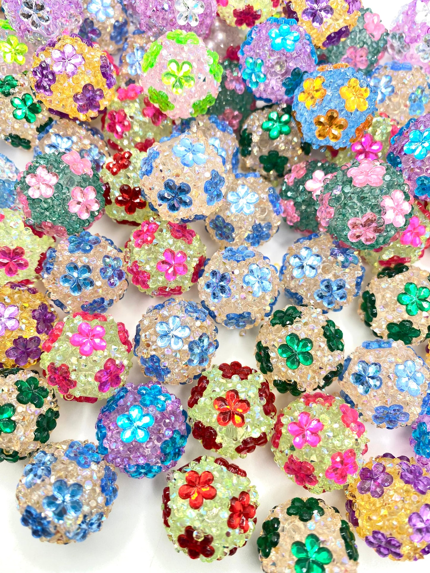 Flower Child Fancy Acrylic Beads