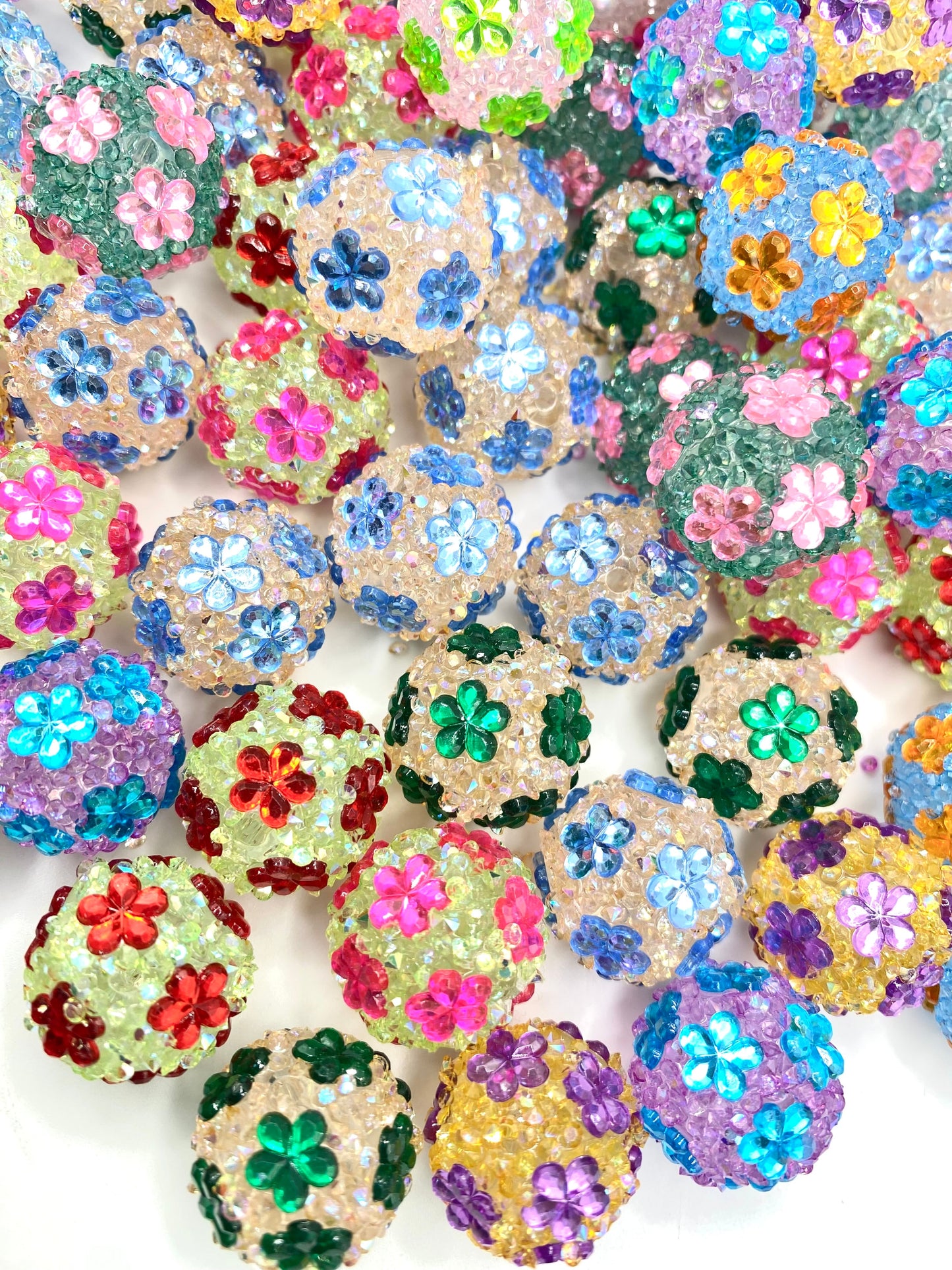 Flower Child Fancy Acrylic Beads