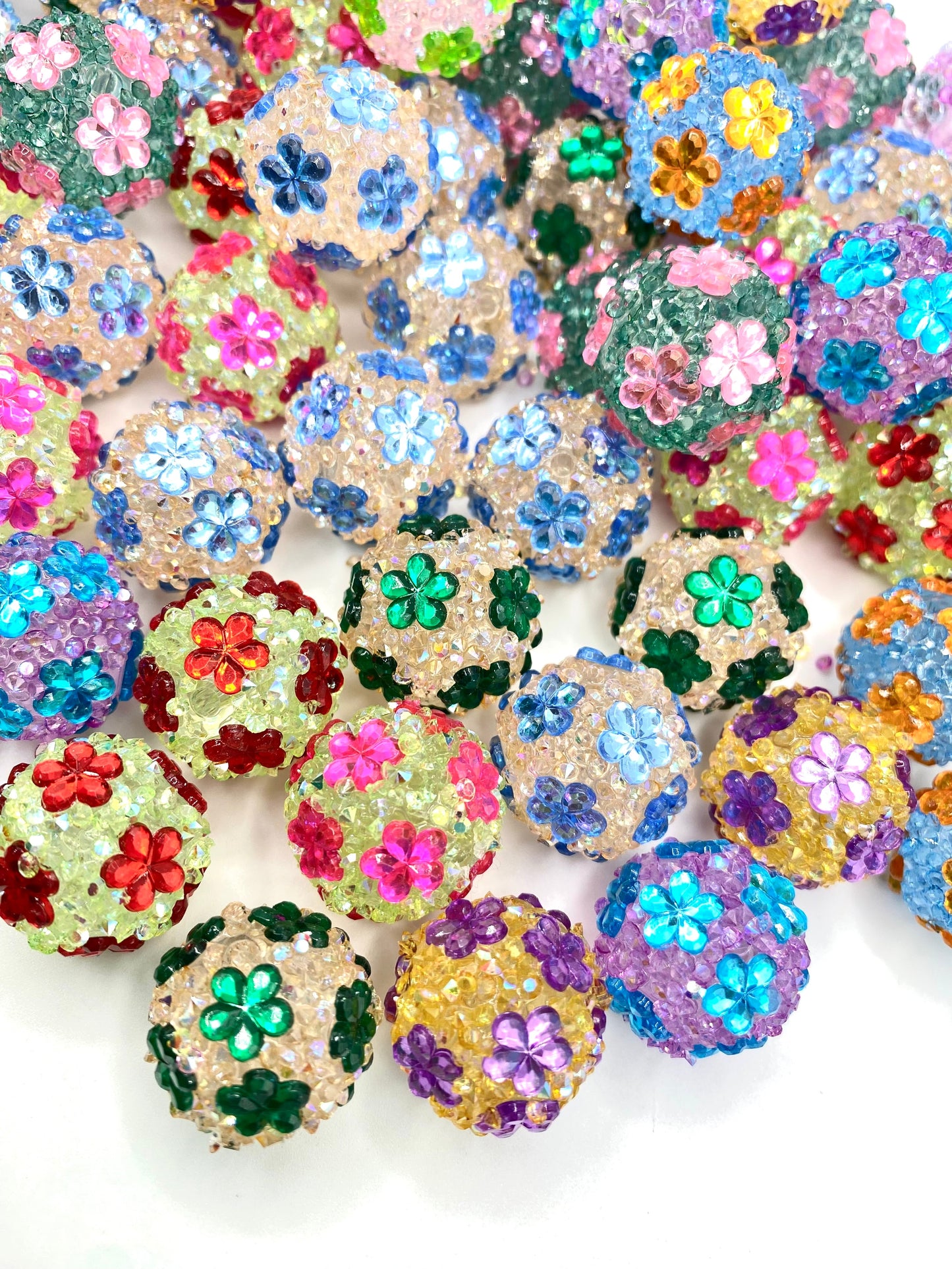 Flower Child Fancy Acrylic Beads