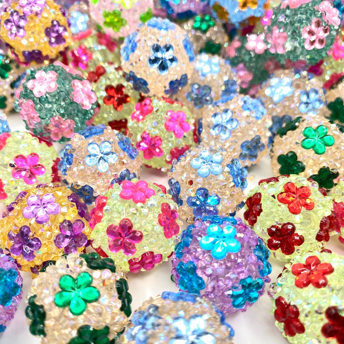Flower Child Fancy Acrylic Beads