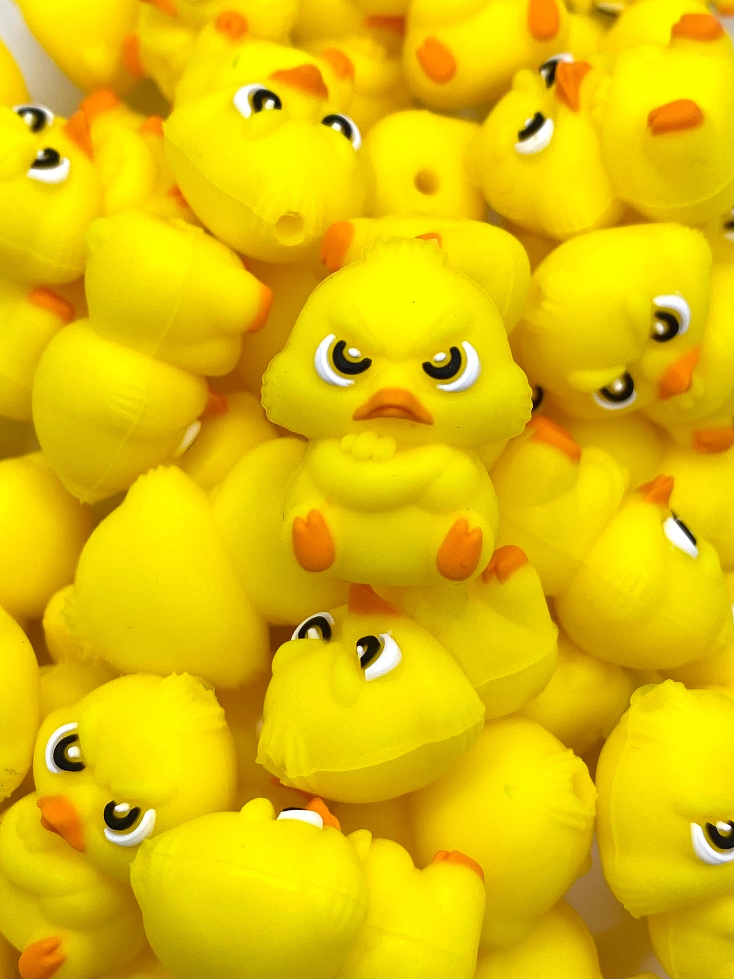 Angry Bird 3D Silicone Focal Beads