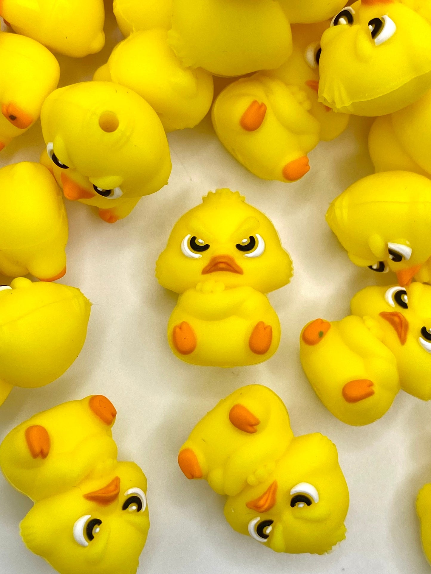 Angry Bird 3D Silicone Focal Beads