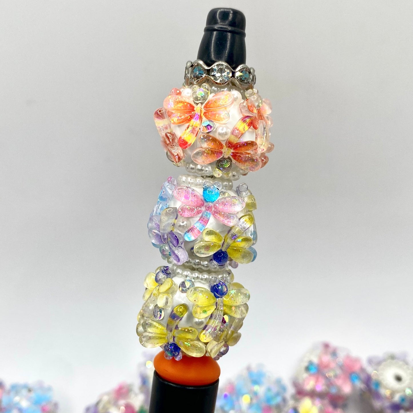A Dragonfly Will Appear When a Visitor from Heaven is Near Fancy Beads