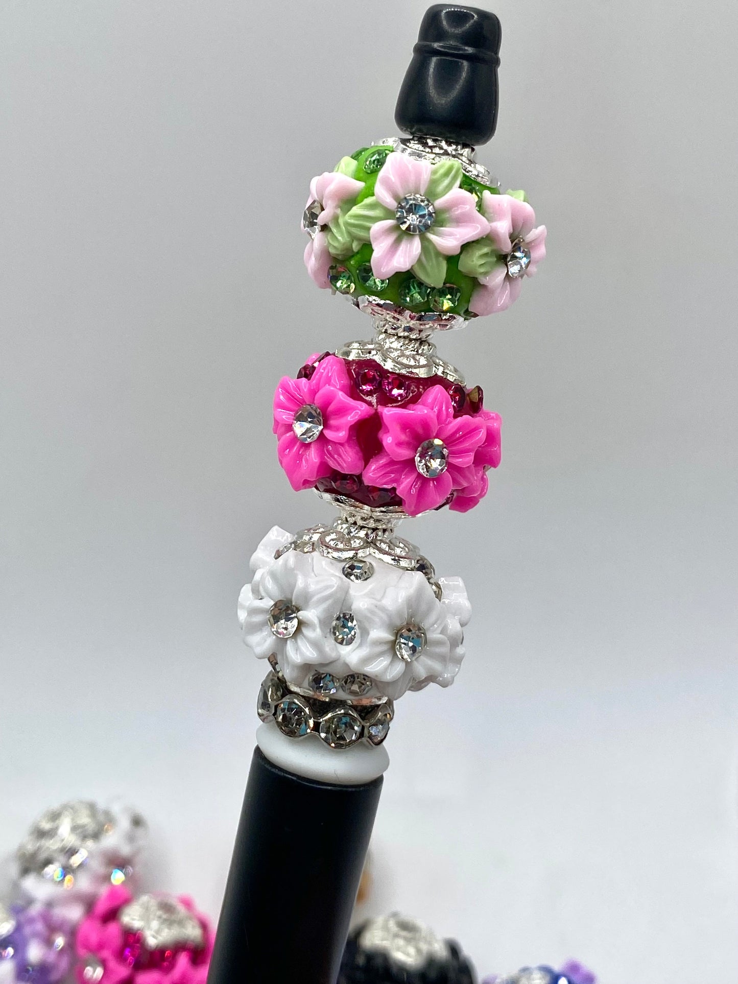 April Showers Bring May Flowers Fancy Acrylic Beads