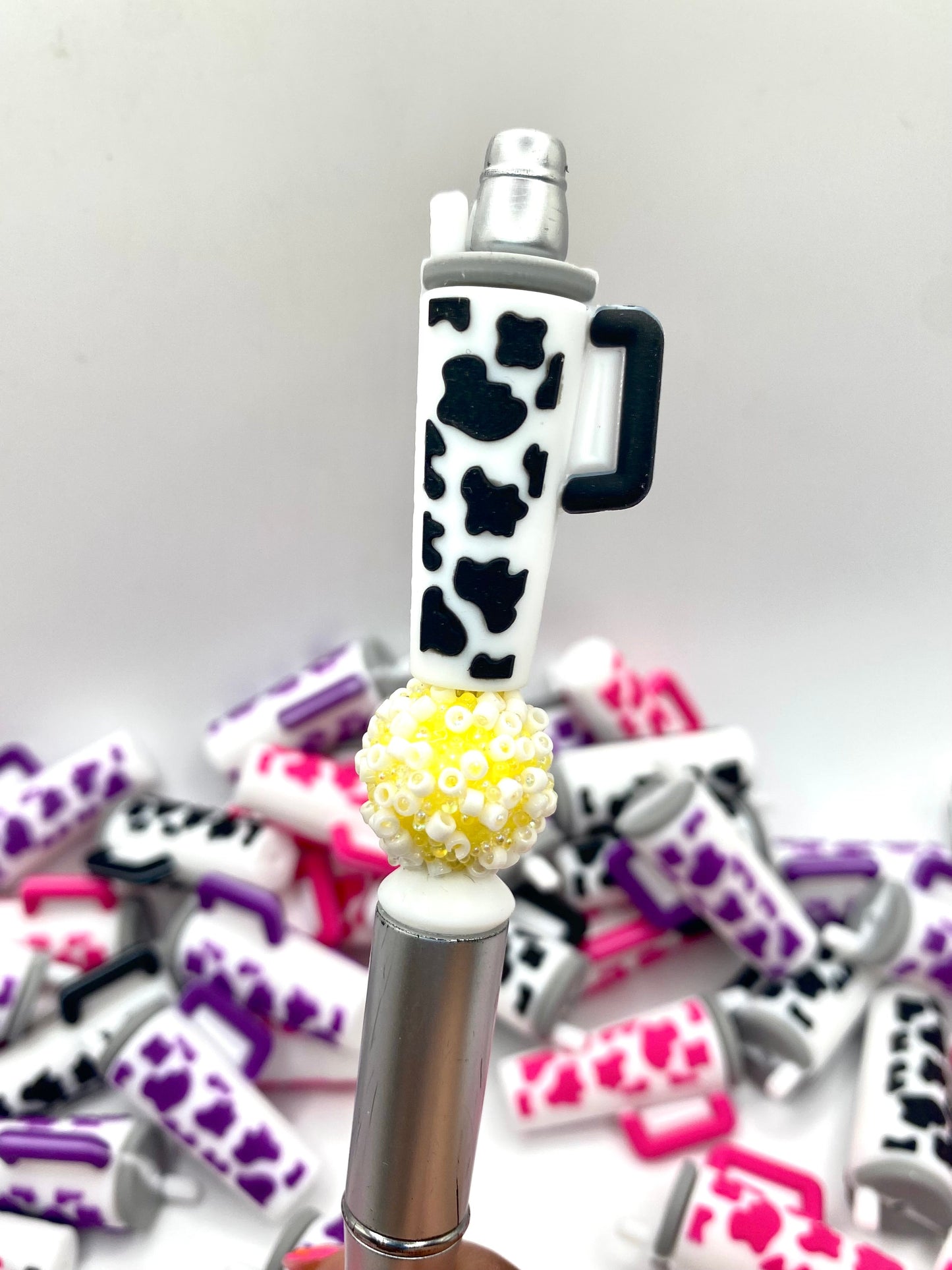 B*tches Be Sippin 3D Silicone Focal Beads