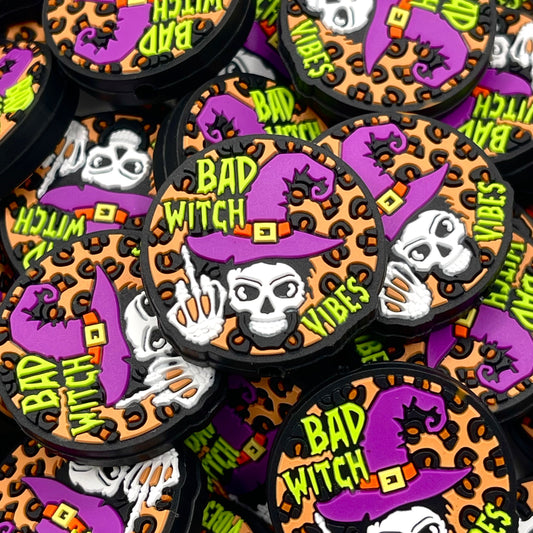 Bad Witch Vibes Silicone Focal Beads